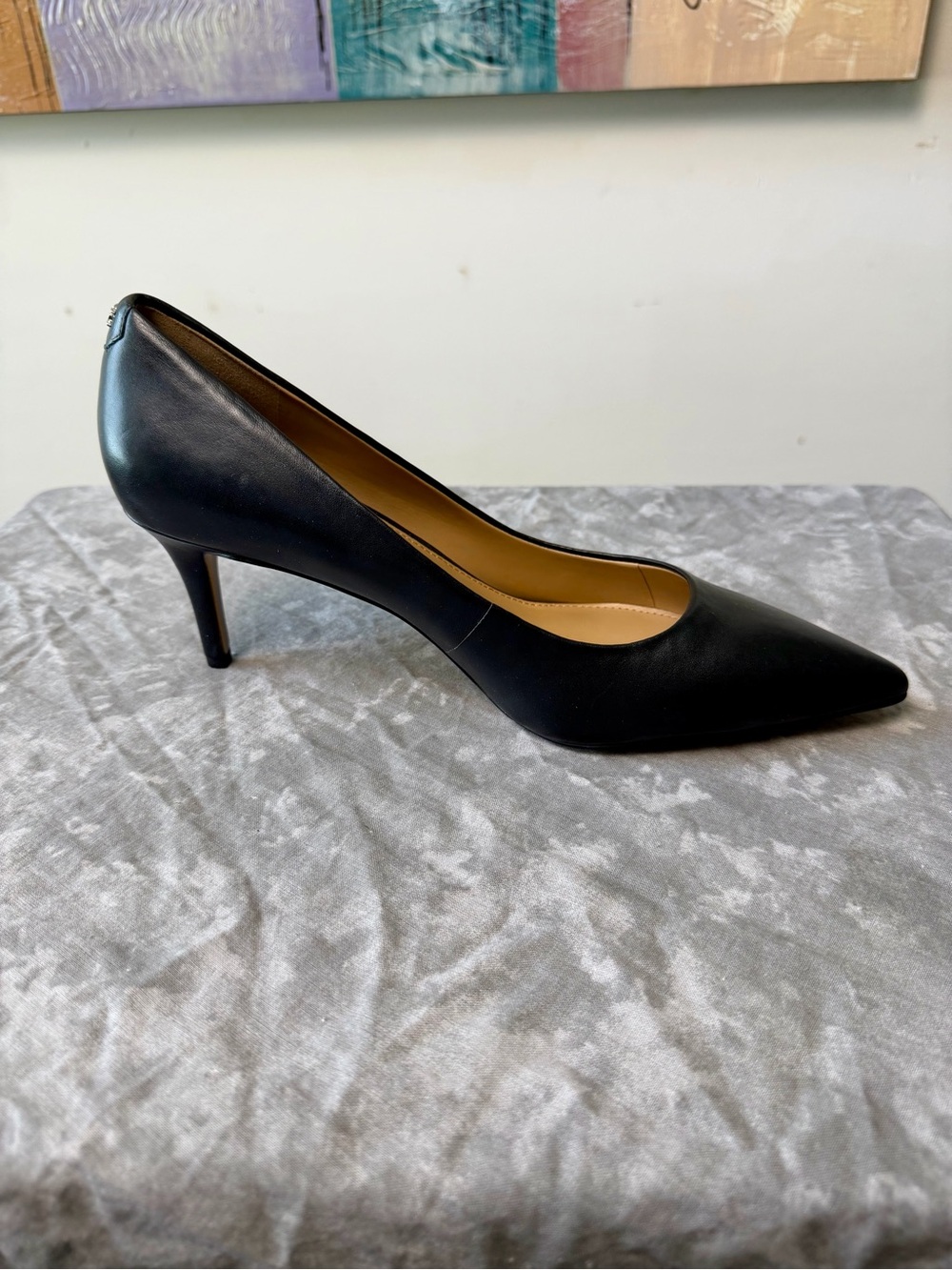 Brand New Sam Edelman Vienna Black Pointed-Toe Women’s Pumps Size 9 - Picture 7 of 13
